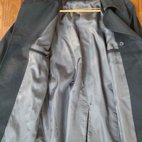 Material London mens blue trench coat (large) - Picture 2 of 5